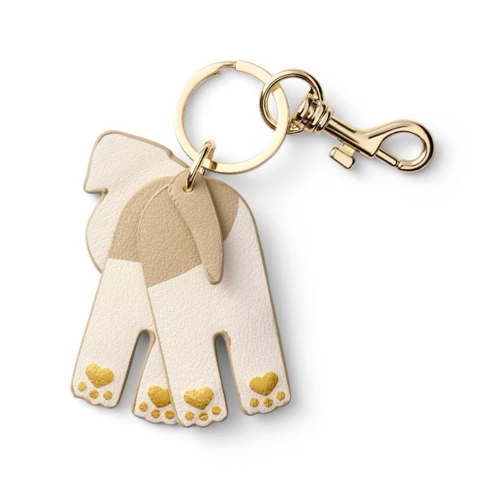 Dog Keychain - Cream - The Cuddle Collab nwt - Picture 2 of 3